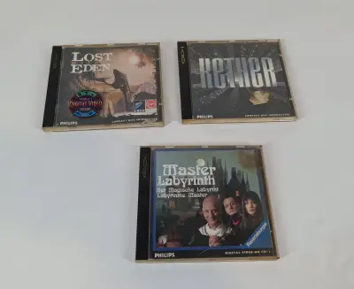Set van 3 Philips CD-i games – kavel bij De Kringwinkel, Geraardsbergen