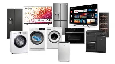 Set van 88 producten - Hightech & huishoudelijke apparaten - Whirlpool, Haier, LG – kavel bij Stocklear