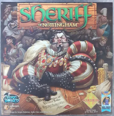 Bordspel: Sheriff of Nottingham – kavel bij De Kringwinkel, Gent
