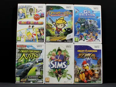 Lot Wii games [A] – kavel bij De Kringwinkel, Dilsen