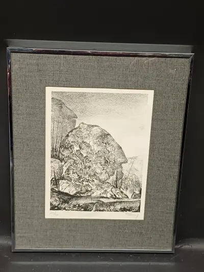 Gesigneerde en genummerde kunstdruk van Frans Minnaert – kavel bij De Kringwinkel, Ninove
