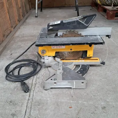 Combinatiezaag DeWalt, DW711, bouwjaar 2001 – kavel bij Onlineveilingmeester, Smilde