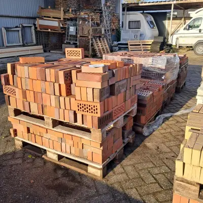 Partij metselstenen op 4x palletplek – kavel bij Onlineveilingmeester, Smilde