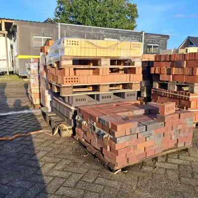 Partij metselstenen op 4x palletplek – kavel bij Onlineveilingmeester, Smilde