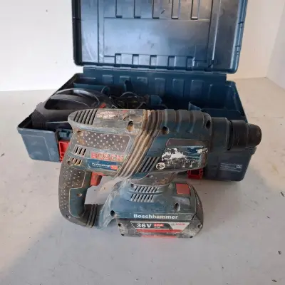 Boorhamer accu 36V SDS-plus, Bosch, GBH 36V, 2018 – kavel bij Onlineveilingmeester, Heerenveen