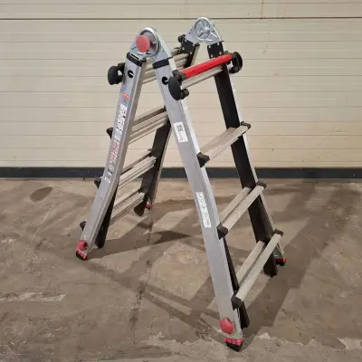 Trappenhuisladder 5,30m aluminium – kavel bij Onlineveilingmeester, Heerenveen