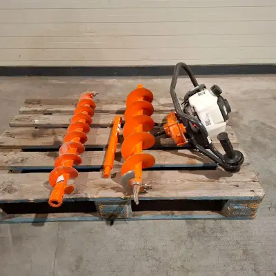 Grondboormachine 1-persoons benzine, General Equipment, M240, 2018 – kavel bij Onlineveilingmeester, Heerenveen