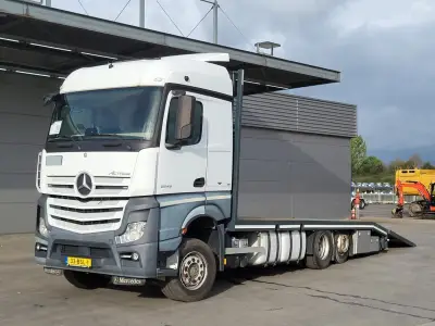 Mercedes Actros 2543 Car/truck transport NL-Truck Machine Transporter Retarder Lift-Axle ACC – kavel bij BAS World Auctions, Veghel