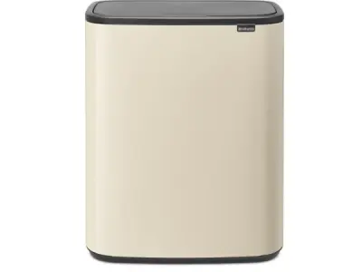 Brabantia Bo Touch Bin Prullenbak - 2 x 30 liter Soft Beige – kavel bij XL Auctions