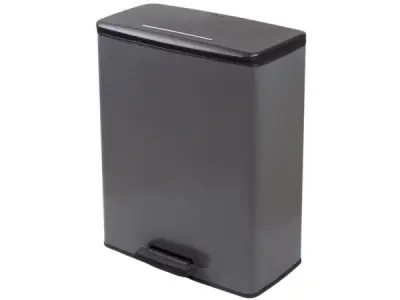 Curver Decobin Prullenbak - 65L - Rechthoekig - Grijs – kavel bij XL Auctions