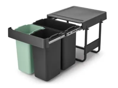 Brabantia Sort & Go Inbouw Prullenbak - 10 + 10 + 20 liter – kavel bij XL Auctions