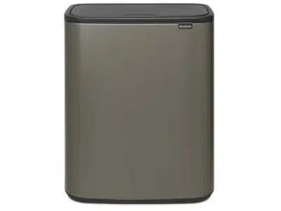Brabantia Bo Touch Bin Prullenbak - 2 x 30 liter Platinum – kavel bij XL Auctions