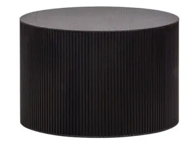 WOOOD Sanne Bijzettafel - Mdf - Zwart - 40x60x60 – kavel bij XL Auctions