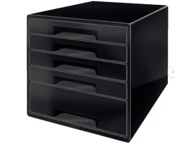 Leitz Desk cube - 5 laden - Zwart – kavel bij XL Auctions