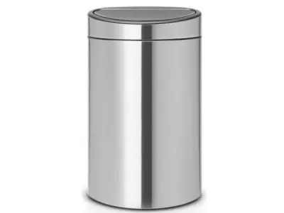 Brabantia Touch Bin Prullenbak - 40 liter - Matt Steel – kavel bij XL Auctions
