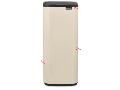 Brabantia Bo Touch Bin Prullenbak - 30 liter - Soft Beige – kavel bij XL Auctions