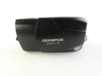 Olympus µ[mju:]-II - compacte analoge 35mm-camera – kavel bij De Kringwinkel, Heverlee