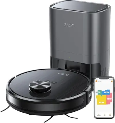 ZACO A10 Pro Robotstofzuiger met dweilfunctie – kavel bij Openbare Verkopen, Brugge