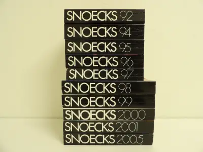Lot van 10 Snoecks jaarboeken (A) – kavel bij De Kringwinkel, Leopoldsburg