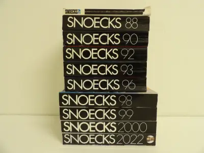 Lot van 10 Snoecks jaarboeken (C) – kavel bij De Kringwinkel, Leopoldsburg