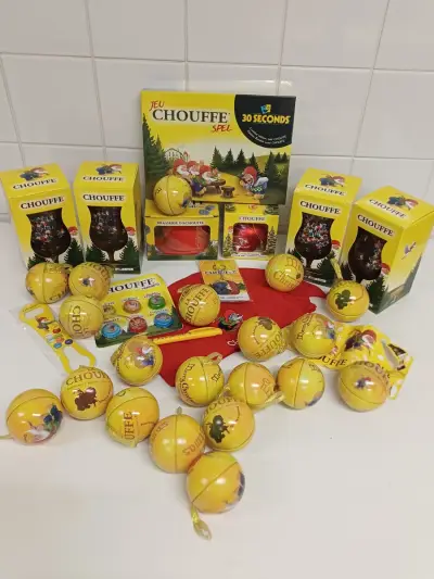 Verzameling Chouffe accessoires/merchandise – kavel bij De Kringwinkel, Liedekerke