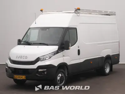 Iveco Daily 50C18 Closed van 3.0L Automaat L2H2 3.5t Trekhaak 180PK DubbelLucht Airco Imperiaal Ladder Camera Euro6 L2 – kavel bij BAS World Auctions, Veghel