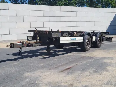 Krone ZZ Containerchassis BPW – kavel bij BAS World Auctions, Veghel