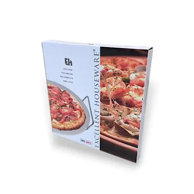 Excellent Houseware Pizza baksteen 33cm met houder metaal – kavel bij GSD Auctions, Zoeterwoude