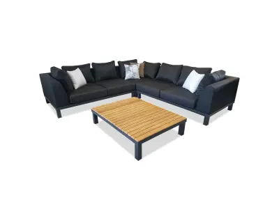 Hamilton Bay POLO PRO 2.0 LOUNGEHOEK 4-delig charcoal-black – kavel bij GSD Auctions, Zoeterwoude