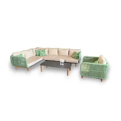 HUG loungeset Champagne 310*220*90*h75cm -nieuw in doos – kavel bij GSD Auctions, Zoeterwoude