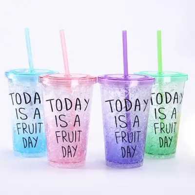 4 Stuks Drink cups today is a fruit day – kavel bij GSD Auctions, Zoeterwoude