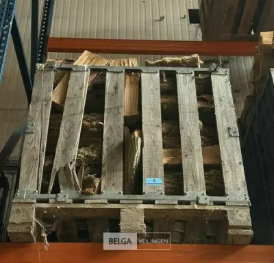 1 Palletbox hard hout – kavel bij Belga Veilingen, Lummen