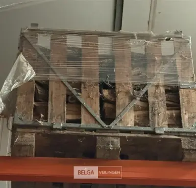 1 Palletbox hard hout – kavel bij Belga Veilingen, Lummen