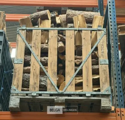 1 Palletbox den hout – kavel bij Belga Veilingen, Lummen