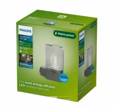 Philips wandlamp buiten led 840 lumen 4W 2700K IP44 – kavel bij Belga Veilingen, Bree