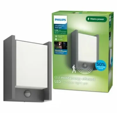 Philips wandlamp tuin led 4,3W 800 lumen 2700k IP44 – kavel bij Belga Veilingen, Bree