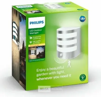 Philips wandlamp tuin led 350 lumen 2700k IP44 – kavel bij Belga Veilingen, Bree