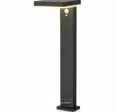 Maxxgarden Tuinverlichting 50 cm - LED-buitenverlichting met bewegingssensor op zonne-energie - Zwart – kavel bij Belga Veilingen, Bree