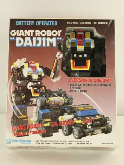 Yonezawa “Daijim” robot – kavel bij De Kringwinkel, Antwerpen