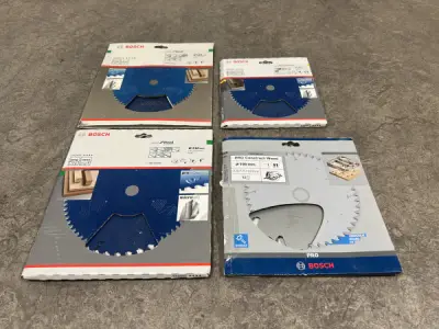 Bosch cirkelzaagbladen set 4-delig – kavel bij XL Auctions