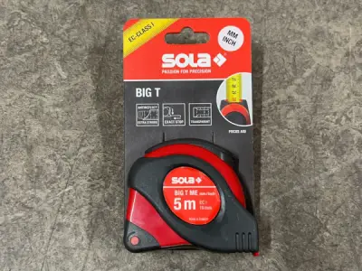 5x Sola rolmaat 5m Big T – kavel bij XL Auctions