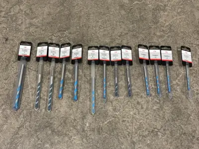 Tip karaatboor set 13-delig ø5-12mm – kavel bij XL Auctions