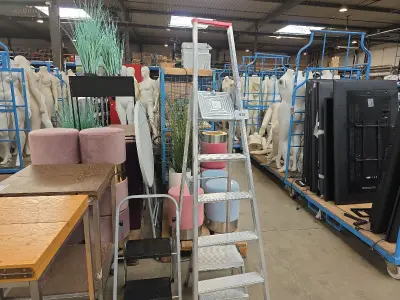 (3x) Diverse trapladders Sencys, Thedis – kavel bij Auctim, Aartselaar