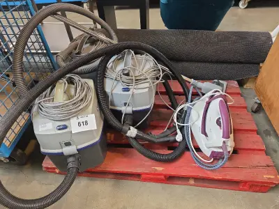 (4x) huishoudtoestellen Nilfisk, Tefal – kavel bij Auctim, Aartselaar