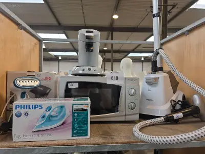 (8x) huishoudtoestellen Nilfisk, Philips – kavel bij Auctim, Aartselaar