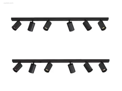 4 x Solo Focus Plafond 6.0 armatuur zwart – kavel bij Auctim, Free delivery within 1-3 weeks after receipt of payment
