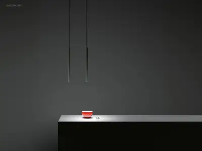 10 x Solo Tube Slim design hanglamp zwart – kavel bij Auctim, Free delivery within 1-3 weeks after receipt of payment