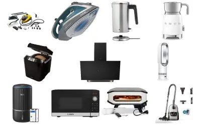 Set van 46 producten - Kleine huishoudelijke apparaten - Bosch, Inventum, Dyson – kavel bij Stocklear