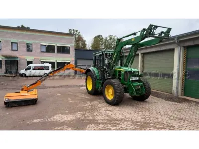 1 John Deere 6630 Premium mit Frontlader 663 und Noremat Optima Visiobra M 57 T – kavel bij Zoll-Auktion, Heusweiler