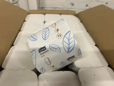 60x Tork Premium T3 gevouwen toiletpapier – kavel bij Onlineveilingmeester, Hoogeveen